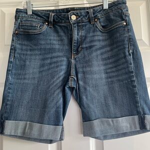 White House Black Market Blue Jean Shorts